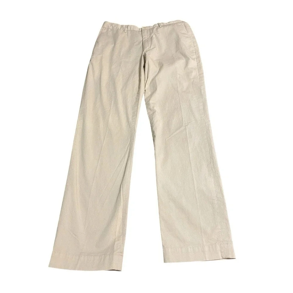 Polo Ralph Lauren Pants Mens 34x34 Stretch Classic Fit Chino Khaki Beige Tan